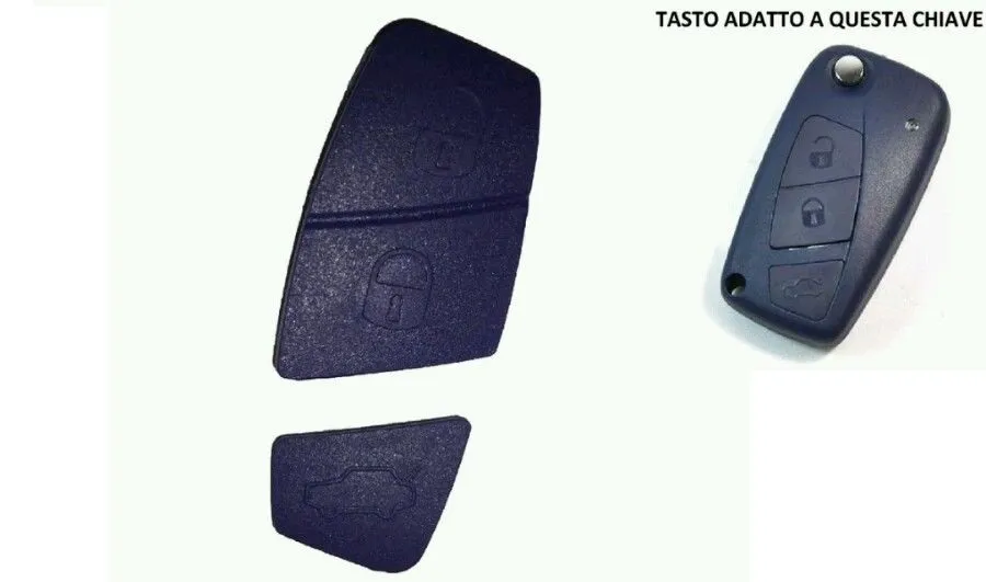 Gommino Clé FIAT 3T BLU