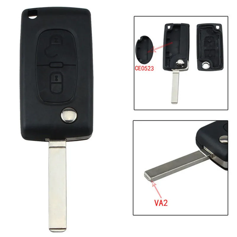 Coque Clé Scatto Citroen 2 boutons