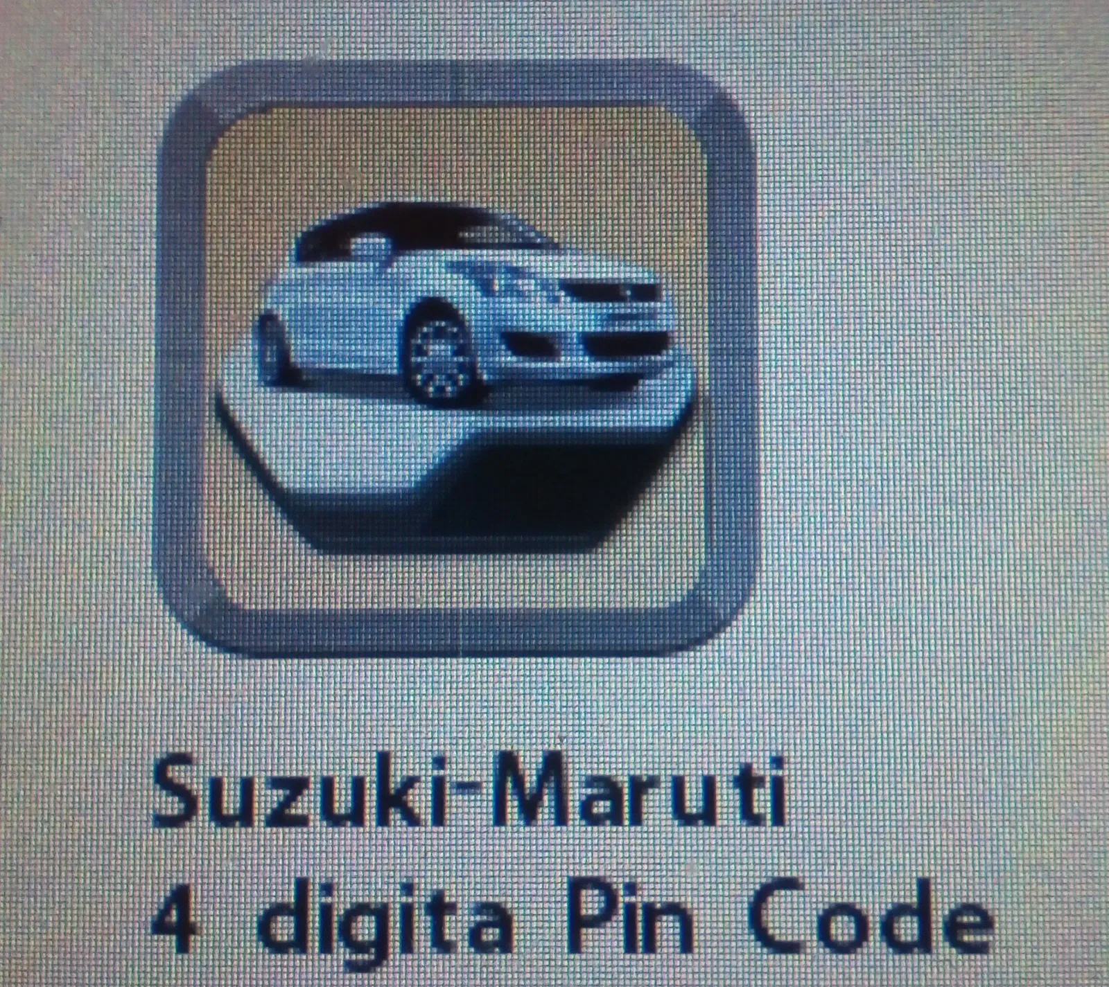 PIN CODE Suzuki – Maruti