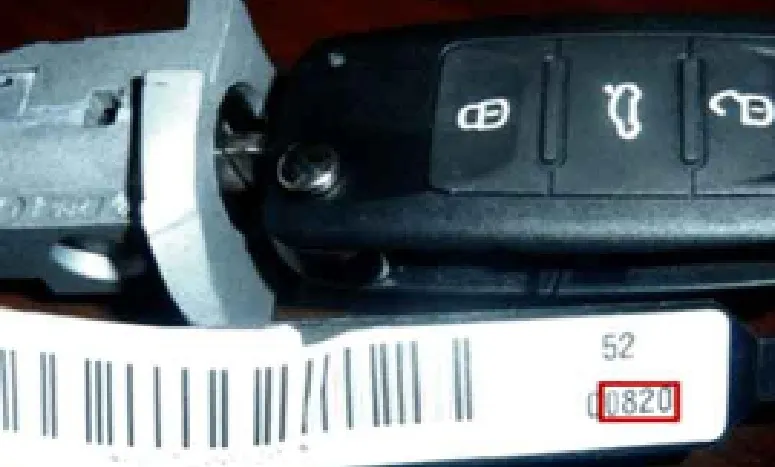 Taille de clé Groupe VAG sur code