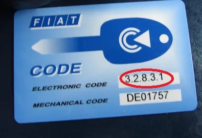PIN CODE FIAT