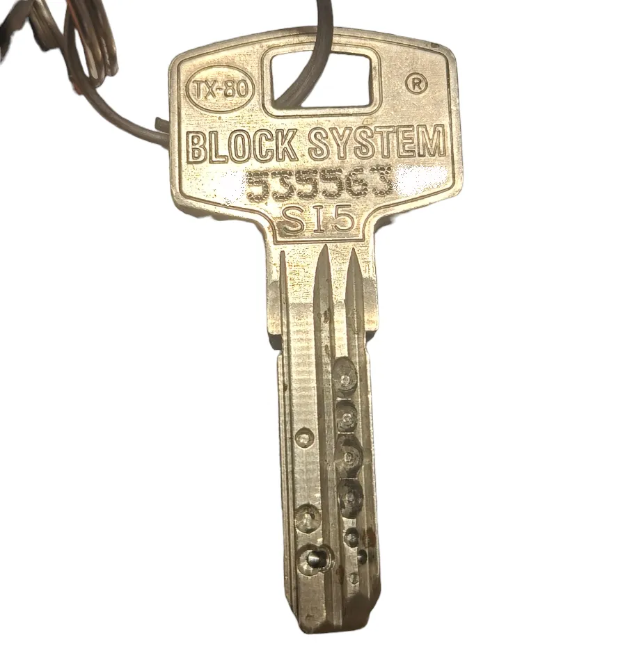 Clé block system