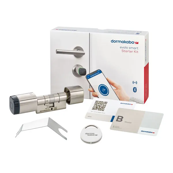Dormakaba evolo Kit de avvio intelligente avec Cylindre digitale 1435-K6