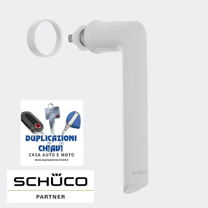 Poignée Schüco colore bianco innesto 247004