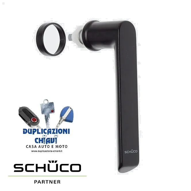 Poignée Schüco colore nero innesto 247002